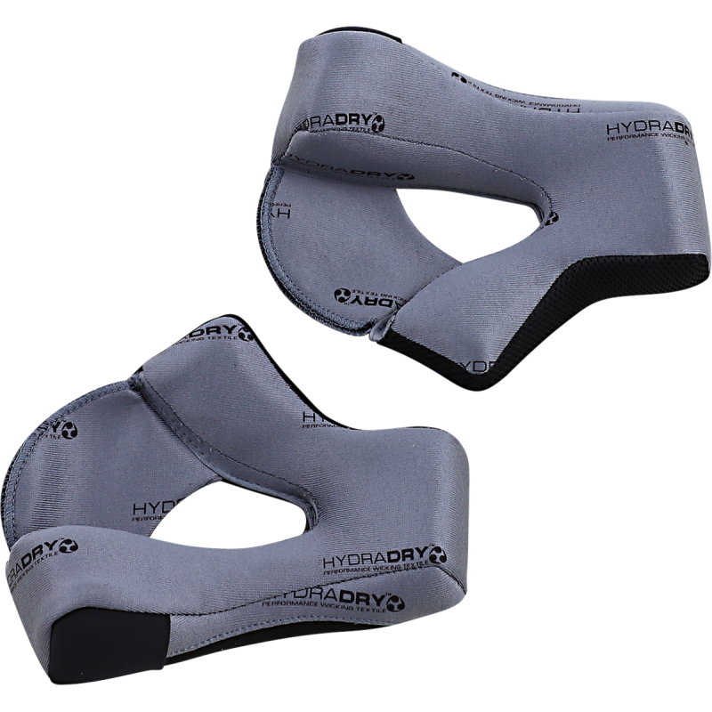 ICON CHEEKPAD AFLT H-DRY Gray Front - Driven Powersports