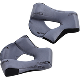 ICON CHEEKPAD AFLT H-DRY Gray Front - Driven Powersports