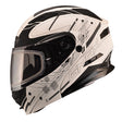 GMax MD01 MODULAR SNOW HELMET Matte Black/White XS Electric - Driven Powersports