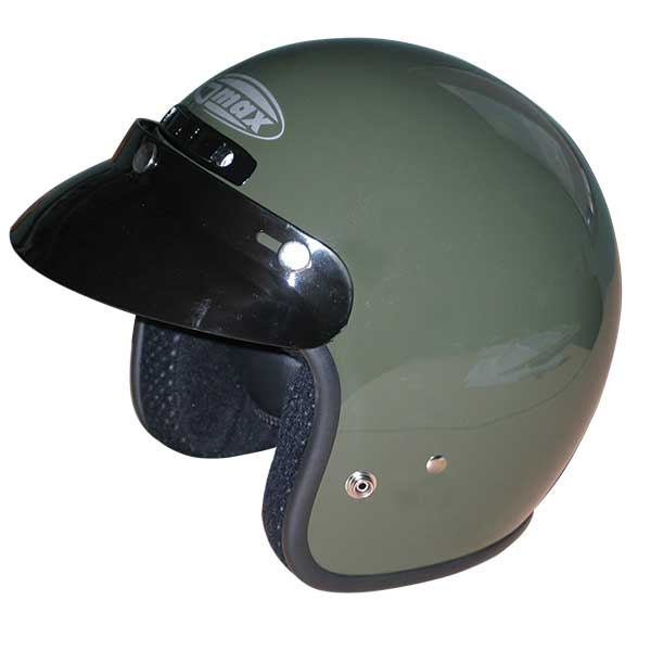 GMAX GM2 OPEN FACE HELMET Green Large - Driven Powersports