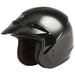 GMAX OF-2 OPEN FACE HELMET Black Large - Driven Powersports