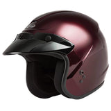 GMax OF-2 OPEN FACE HELMET Wine XS - Driven Powersports