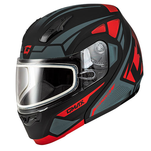 GMAX MD04 SECTOR MODULAR HELMET Red Double Small - Driven Powersports