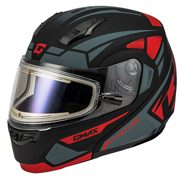 GMAX MD04 SECTOR MODULAR HELMET Red Electric 3XL - Driven Powersports
