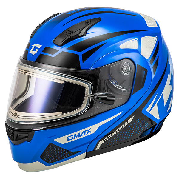 GMAX MD04 SECTOR MODULAR HELMET Blue Electric Small - Driven Powersports