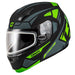 GMAX MD04 SECTOR MODULAR HELMET Green Double Small - Driven Powersports