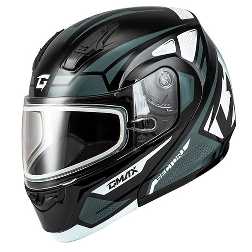 GMAX MD04 SECTOR MODULAR HELMET Silver Double Small - Driven Powersports