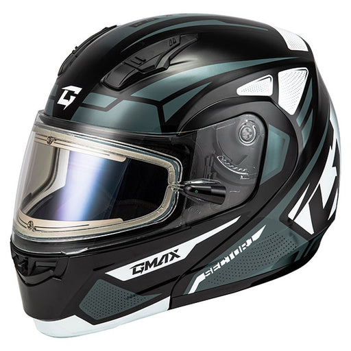 GMAX MD04 SECTOR MODULAR HELMET Silver Electric Small - Driven Powersports