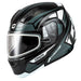 GMAX MD04 SECTOR MODULAR HELMET Silver Double 2XL - Driven Powersports