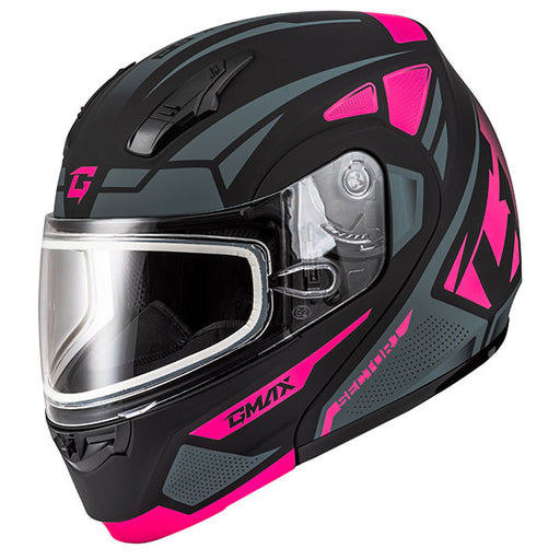GMAX MD04 SECTOR MODULAR HELMET Pink Double Small - Driven Powersports