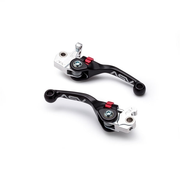 ASV Clutch and Brake Lever Pair Pack For Beta / Gas Gas / Sherco Black - Driven Powersports