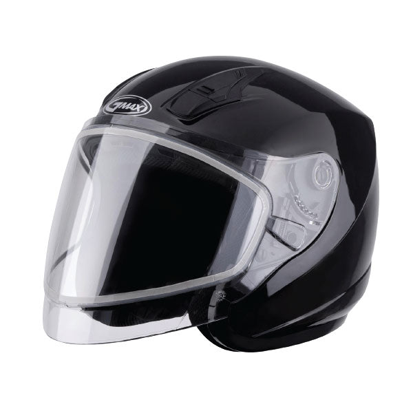 GMAX OF17 OPEN FACE HELMET Black Double Small - Driven Powersports