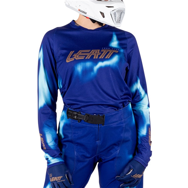 Leatt MX 4.5 Lite Jersey - V26 - Women Blue 2XL - Driven Powersports