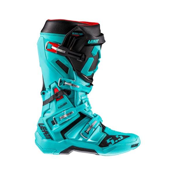 Leatt 5.5 Flexlock Boots Teal 12 - Driven Powersports