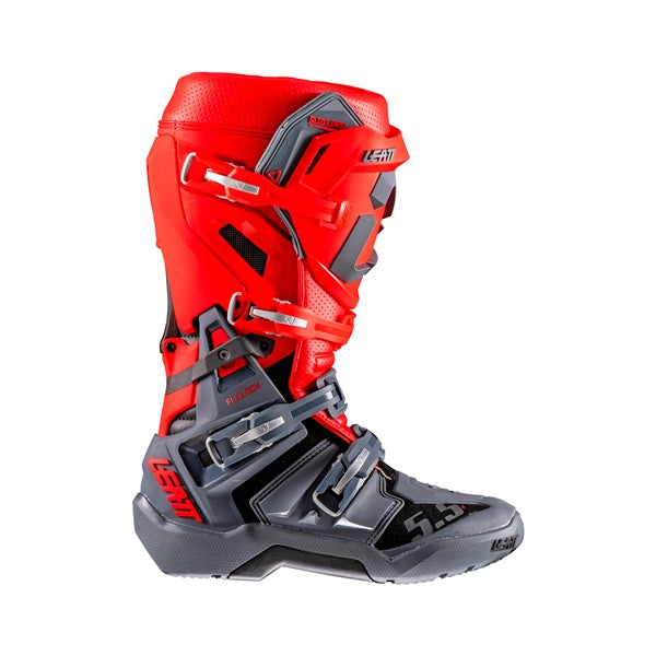 Leatt 5.5 Flexlock Enduro Boots - Red 9 Red 9 - Driven Powersports