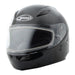 GMAX GM49Y SOLID YOUTH FULL FACE HELMET Black Double Youth Large - Driven Powersports