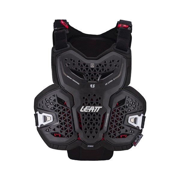 Leatt 4.5 Hybrid Chest Protector Black 2XL - Driven Powersports