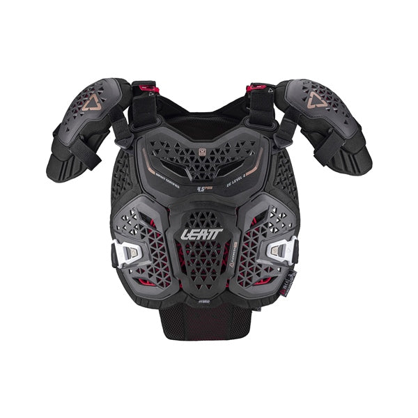 Leatt 4.5 Hybrid Pro Chest Protector - Women Black 2XS-XS - Driven Powersports