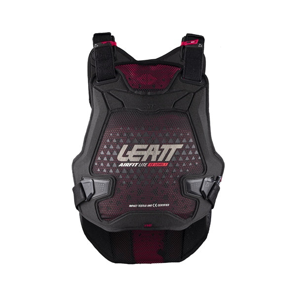 Leatt 3DF Airfit Evo Lite Chest Protector Black L-XL - Driven Powersports