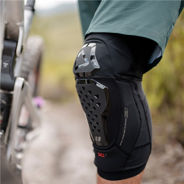 Leatt 6.0 Evo Knee Guard Black 2XL - Driven Powersports