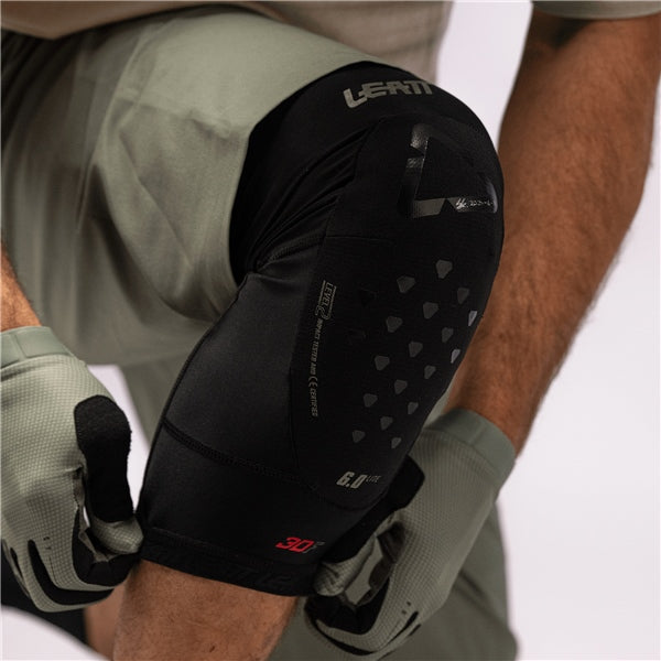 Leatt 6.0 Evo Lite Knee Guard Black S - Driven Powersports
