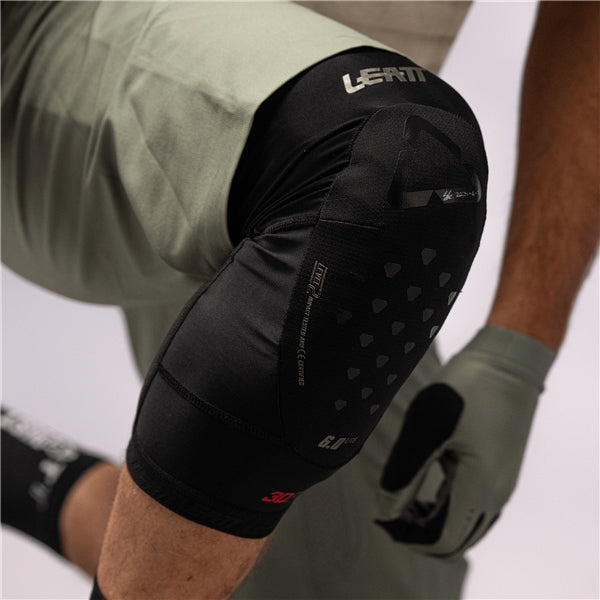 Leatt 6.0 Evo Lite Knee Guard Black S - Driven Powersports