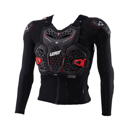 Leatt 4.5 Hybrid Body Protector - Junior Black S-M - Driven Powersports
