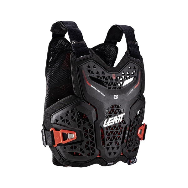 Leatt 4.5 Hybrid Chest Protector - Junior Black S-M - Driven Powersports
