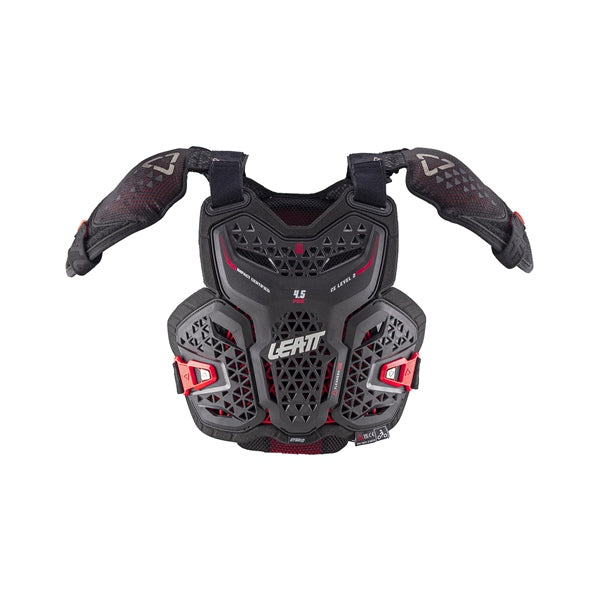Leatt 4.5 Hybrid Pro Chest Protector - Junior Black L-XL - Driven Powersports