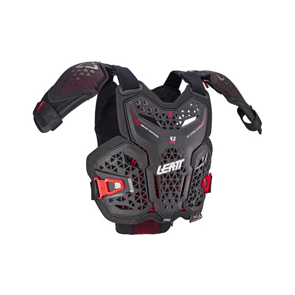 Leatt 4.5 Hybrid Pro Chest Protector - Junior Black L-XL - Driven Powersports