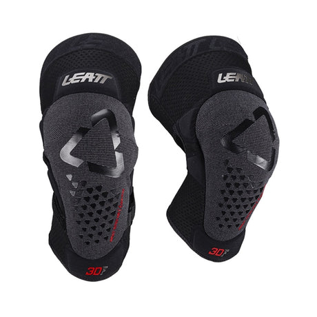 Leatt 3DF 5.0 Evo Ext Knee Guard - Junior Black - Driven Powersports