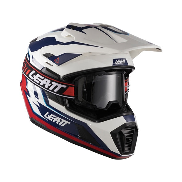 Leatt ADV 7.5 Off-Road Helmet Kit Blue/Red M - Driven Powersports