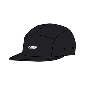 Leatt 5-Panel Cap Black S-XL - Driven Powersports