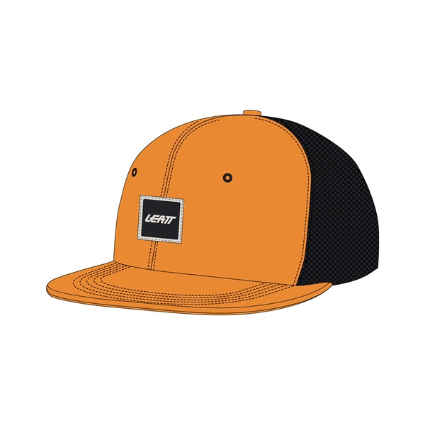 Leatt Trucker Tech Cap Orange S-XL - Driven Powersports