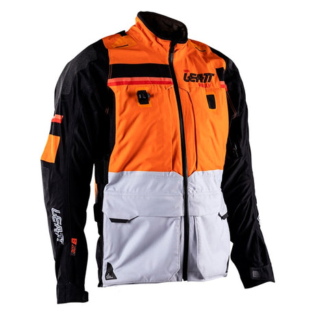Leatt ADV Rally 7.5 Hydradri Jacket Orange/Gray 3XL - Driven Powersports