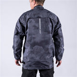 Leatt ADV Rain Cover Jacket Camo Black/Gray L - Driven Powersports