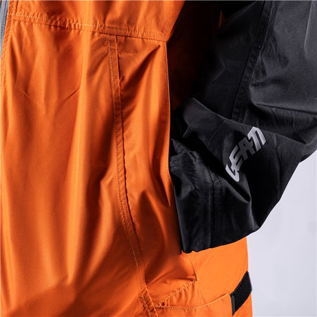 Leatt ADV Rain Cover Jacket Orange M - Driven Powersports