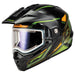 GMAX MD74 SPECTRE FULL FACE HELMET Olive/Orange Electric 3XL - Driven Powersports