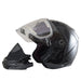 GMAX OF-77 OPEN FACE HELMET Black Electric XS - Driven Powersports