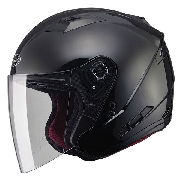 GMAX OF-77 OPEN FACE HELMET Black Single Small - Driven Powersports