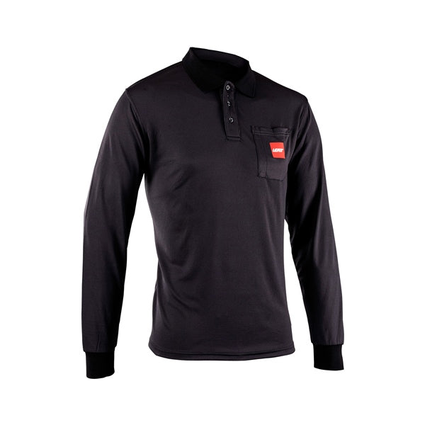 Leatt Team Polo Long Shirt Black XL - Driven Powersports