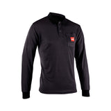 Leatt Team Polo Long Shirt Black XL - Driven Powersports