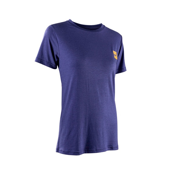 Leatt Tech T-Shirt for Women Blue XL - Driven Powersports