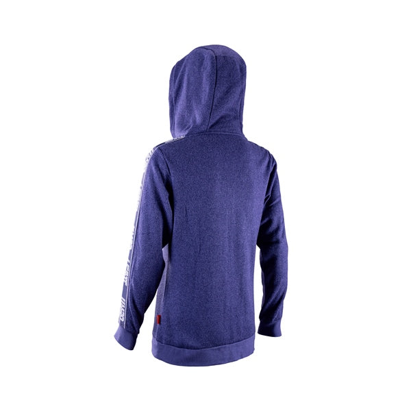 Leatt Tech Hoodie for Women Blue M - Driven Powersports