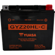 Yuasa GYZ20HLC factory-activated AGM motorcycle battery