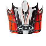 GMax GM46 SLICE VISOR Red XS-Small - Driven Powersports