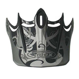 GMax GM46X FUTURA VISOR Black/Silver Medium-3XL - Driven Powersports