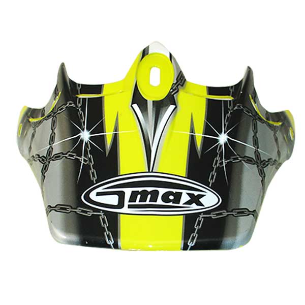 GMax GM46Y SLICE VISOR Yellow - Driven Powersports