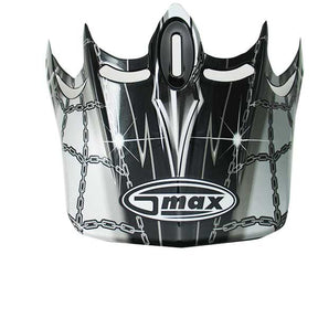 GMax GM46Y SLICE VISOR Black/White - Driven Powersports