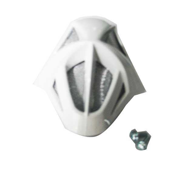 GMax GM46 MOUTH PIECE W/SCREWS White - Driven Powersports